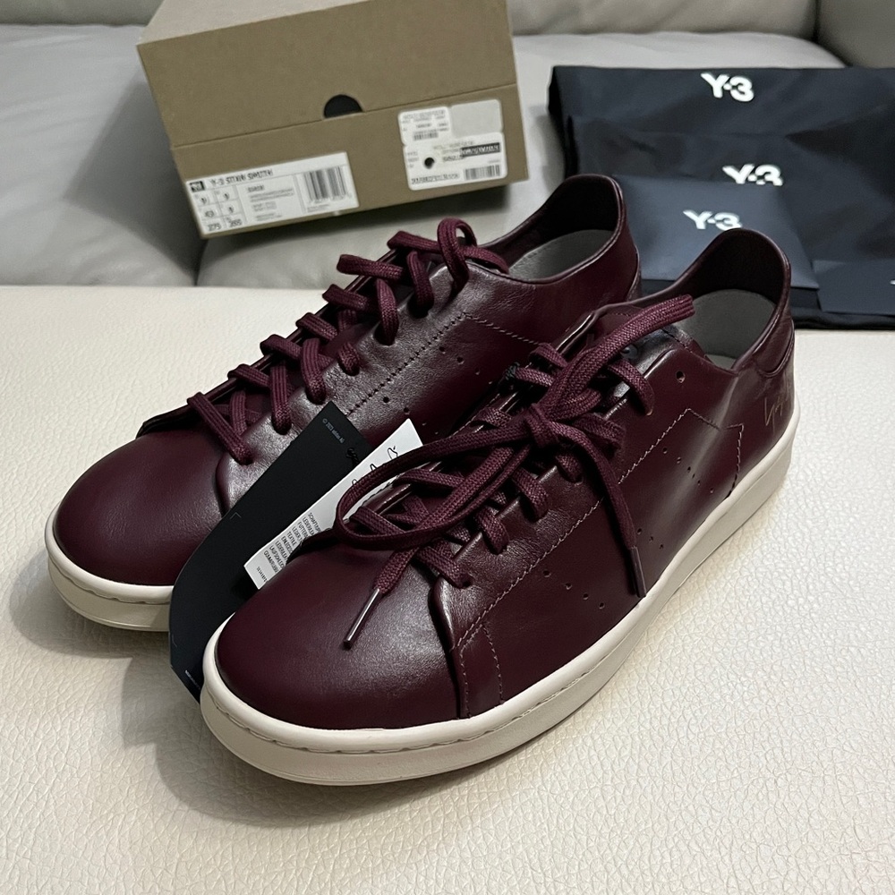 NWB - Adidas Stan Smith x Y-3 Men’s Leather Premium Sneaker - US 9.5/EU 43 1/3
